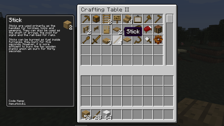 Crafting Table II